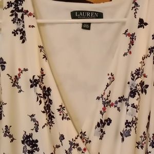 COPY - RALPH LAUREN 12 standard 💯 percent American floral polyester sleeveless